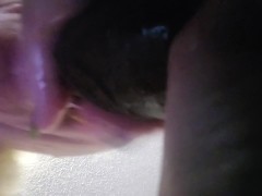 POV Granny Swallowing BBC Extreme Close-Up