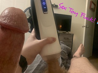 Automatic Male Pocket Pussy makes me CUM HARD! [sex Toy Review]