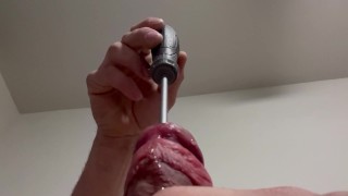 Insertion d’un tournevis dans mon urètre de grosses bites blanches