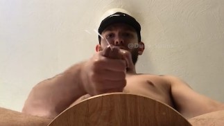 POV Hairy Verbal Country Boy Jerks Off His Big White Circumcised Redneck Cock & Cums a HUGE Load!
