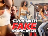 I GET FUCKED IN THE GYM by my PERSONAL TRAINER, he fucks me very hard