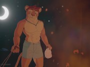 Preview 1 of FIRESIDE FASCINATION Furry Gay Animation
