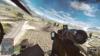 Battlefield 4, random no scope from littlebird