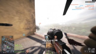 Battlefield 4 - mensen uit helikopters sluipen deel 3