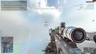 Battlefield 4 - mensen uit helikopters sluipen deel 4