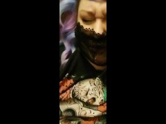 POV VR Roleplay Making your Alt Goth Girlfriend cum