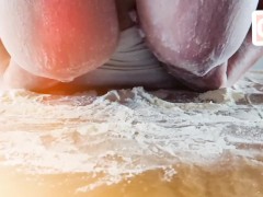 flour on my breasts - Screenshot 13 of 16 - Solo Girl