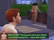 Preview 2 of Cuckold Husband Shares Innocent Wife with Starngers - Part 1 - DDSims
