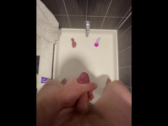 Shower masturbation