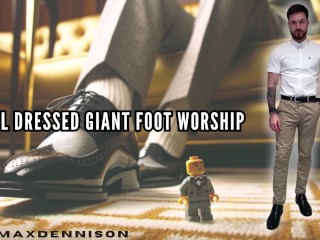 Well Dressed Giant Foot Worship