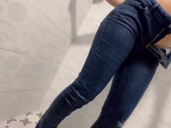 WETTING MY LEVI`S IN THE SHOWER