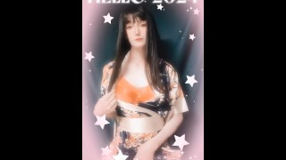 男の娘オナニー Japanese crossdresser teasing