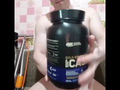 I pumped a lot of air into my stomach, became very large and crushed the box🎈 More -- on my OF🎈💥