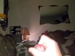 Just chilling with a stroke or two !! Amazing release of cum !!