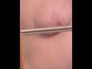 Preview 4 of Catching sexy bbw mommy in the shower and peeking