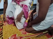 Preview 1 of Indian hot wife Home-made Hand job foot job and cowgirl style Fuking