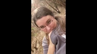 Upskirt with a cute little Bookworm!