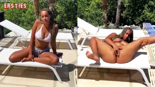 18-Year-Old Bathing Beauty Naomi Is Doing It In The Pool