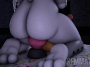 Preview 3 of Lolbit bouncing on dildo