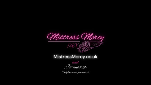 Mistress Mercy Makes Joanna Take A Foot Long Strapon