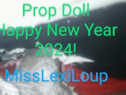 Preview 6 of MissLexiLoup trans female tight Rectums ass fucking Happy New Year 2024 Champagne!