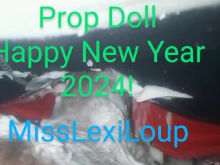 MissLexiLoup Bunda Trans Retos Apertada Fodendo Feliz Ano Novo 2024 Champagne!