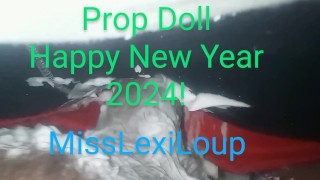 MissLexiLoup trans femenina apretado recto follando culo feliz año nuevo 2024 Champagne!