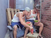Preview 1 of TRAILERTRASHBOYS Twinks Jack Waters And Asher Day Bareback