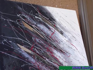 4K/ Kendra Lynn Wrote A Bad Check For An Expensive Painting And Fucks Gerald To "Forgive" The Debt! screenshot number 0