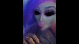 Extraterrestrial head she is outta this world
