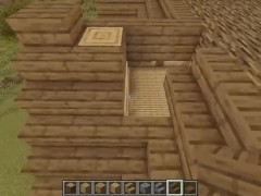 How to build a Family Log House in Minecraft