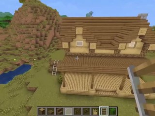 Minecraftでファミリーログハウスを構築する方法