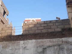 The roof of my apartment, India, Puttaparthi.