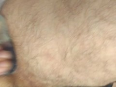 Belly bulge with a butplug dildo