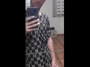 Preview 2 of Jerking off in front of the mirror until you cum in a nice stream
