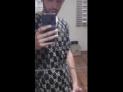 Preview 4 of Jerking off in front of the mirror until you cum in a nice stream
