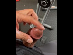 POV - HARD FAT JUICY COCK Sneaks Out of Workout Pants to Blow a HUGE  Load! 💦