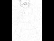 Preview 2 of Drawing dragon smut with my OC (Timelapse)