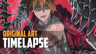 Drawing dragon smut with my OC (Timelapse)