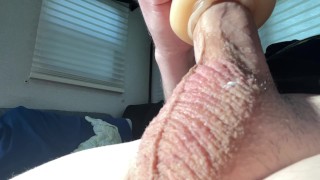 Pulsing Cumshot Into His Pocket Pussy 😮🤤