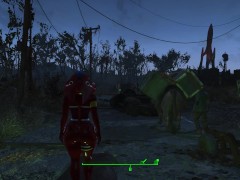 Fallout 4 красный секси латекс