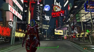 Fallout 4 красный секси латекс