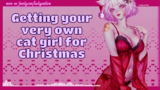 Getting Your Own Cat Girl For Christmas (She is Yours Forever) (ASMR)