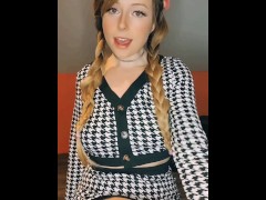 Irish girl gives good boy a reward (JOI)