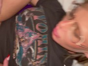 Slut begs for cock