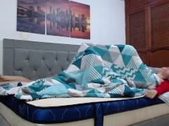 Pretty girl with a perfect body rides her stepdad's cock with her tight pussy