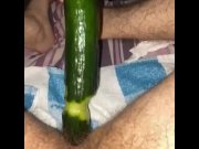 Preview 1 of Putting the cum in cucumber