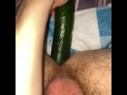 Preview 4 of Putting the cum in cucumber