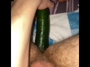 Preview 5 of Putting the cum in cucumber