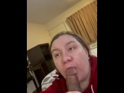 Preview 5 of Tried to swallow his cock whole.. threw it up instead